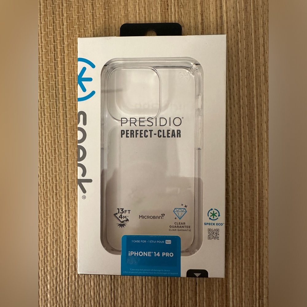 Speck Presidio Perfect-Clear Case for Apple iPhone 14 Pro